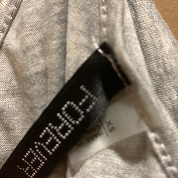 Ruffled Forever gray tank top XS strappy racerback NWT - Picture 3 of 10